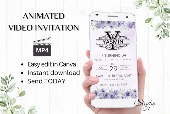 Digital Invitation (Monogram Letter Y): Elevate Your Event Announcements