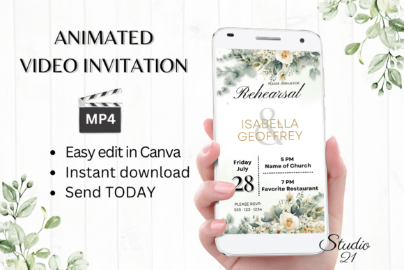 Electronic Rehearsal Dinner Invite W7422: A Modern Digital Solution