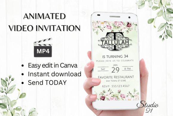 Elevate Your Digital Invites with a Monogram Letter T