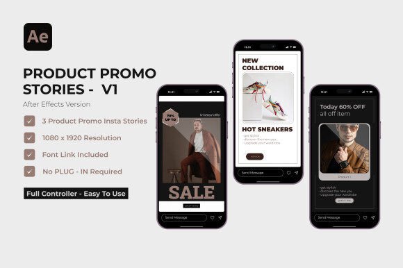 Product Promo V1: Elevate Your Brand with Dynamic After Effects Templates